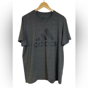 Adidas Amplifier Men's Gray and Black Tee. Size XL